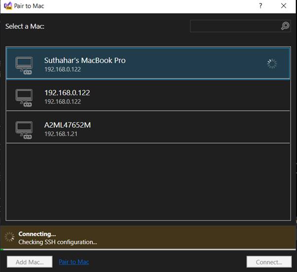 Pair to Mac M1 chip from Windows machine for MAUI iOS development using Visual Studio 2022 Preview 